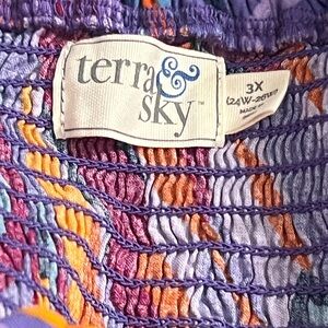 22. Terra & Sky Colorful Knit Top